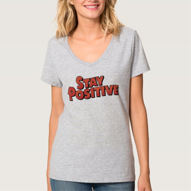 Behåll positivt t shirt (Framsida)