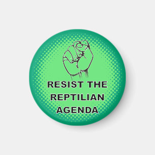 Behåll Reptilian Agenda-Anpassningsbarna Magnet