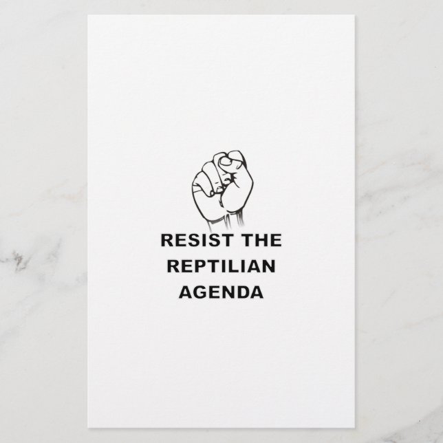 Behåll Reptilian-agendan (Framsida)