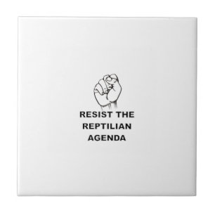 Behåll Reptilian-agendan Kakelplatta