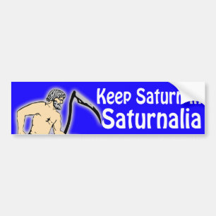 Behåll Saturnus i Saturnalia-dekal Bildekal