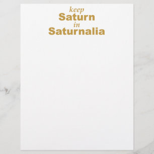 Behåll Saturnus i Saturnusfesten