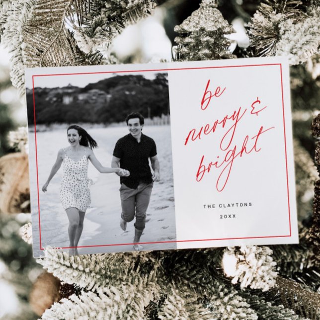 Behåll skriptkort med minimal Helgdag i familjen Julkort (Skapare uppladdad)