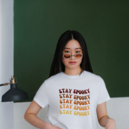 Behåll Spooky pastel Halloween-deokdesign T Shirt