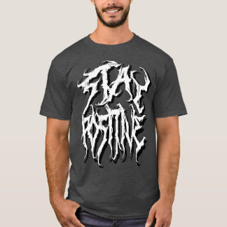 Behåll uppmuntrande meddelande om positiv dödsdom t shirt