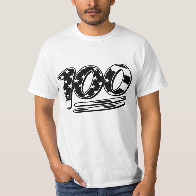 Behåll USA 100 T Shirt (Framsida)