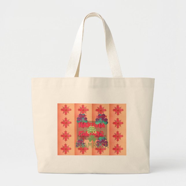 Behåll välsignad Lycklig Saint patrick's day Hakun Jumbo Tygkasse (Framsidan)