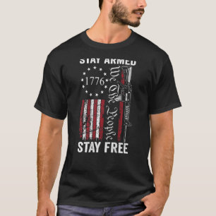 Behåll vapnen för kostnadsfria proffs andra tilläg t shirt