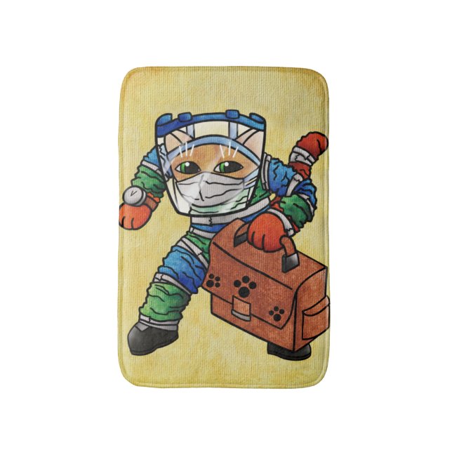 Behåll varningssäkerhetsklass badrumsmatta (Framsidan (Vertikal))