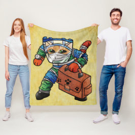 Behåll varningssäkerhetsklass fleecefilt