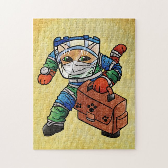 Behåll varningssäkerhetsklass pussel (Vertikal)