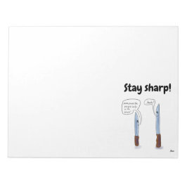 Behåll vasst anteckningsblock