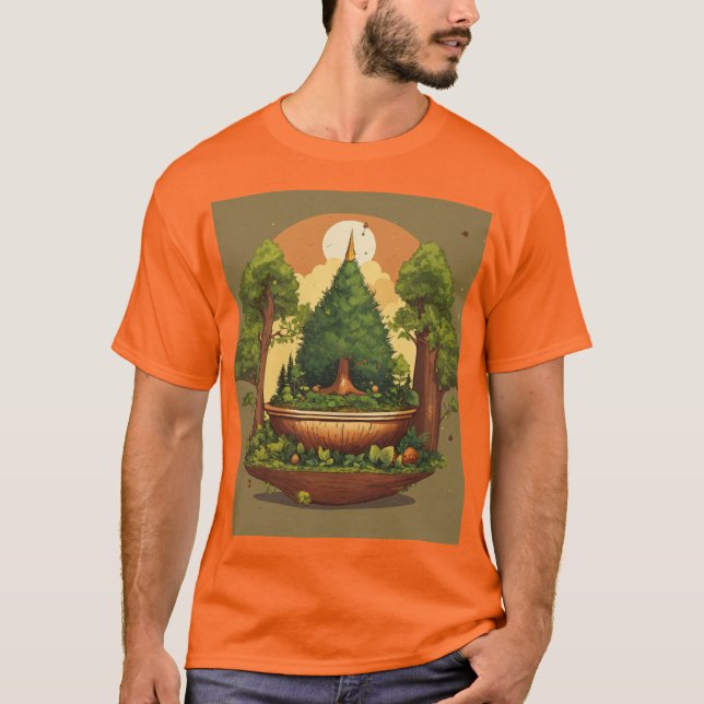 Behåll Vild Grafikkort T Shirt (Framsida)