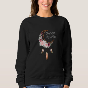 Behåll Vild Måne Child Dream Catcher T Shirt