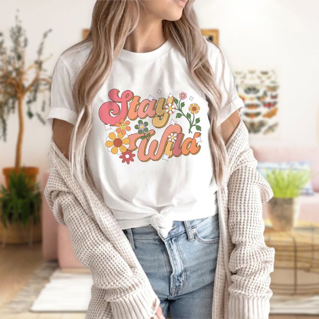 Behåll Vild T-Shirt, Positive Vibes Shirt T Shirt (Skapare uppladdad)