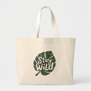 Behåll Vild Tote Bag Jumbo Tygkasse