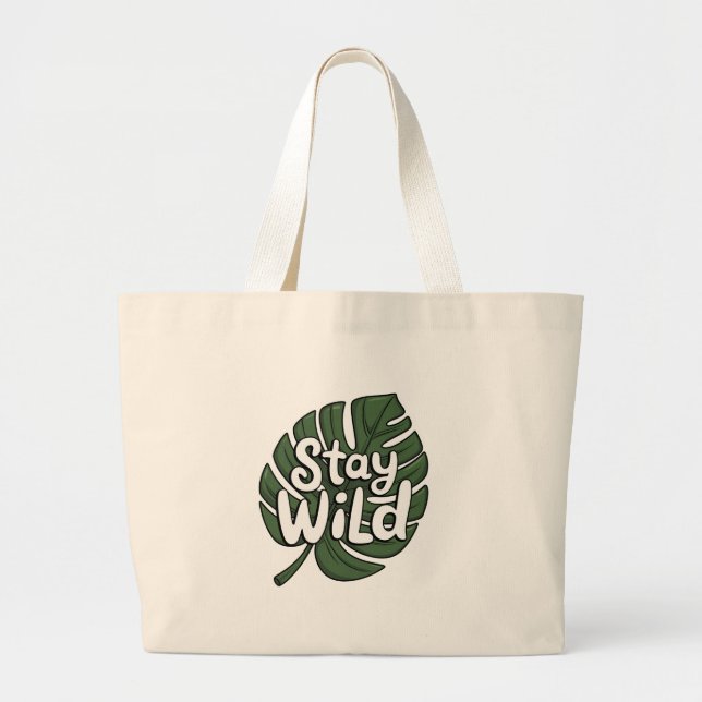 Behåll Vild Tote Bag Jumbo Tygkasse (Framsidan)