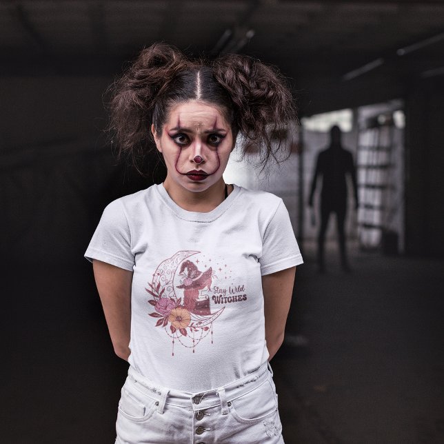 Behåll Vild Witches Halloween Family Matchning T Shirt (Halloween Family Matching T-Shirt )