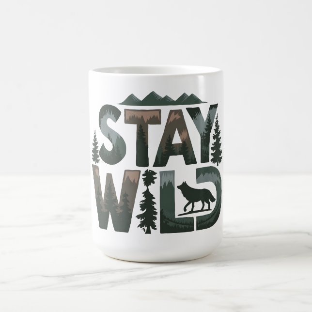 Behåll Vilden - Naturinspirerad design Kaffemugg (Center)