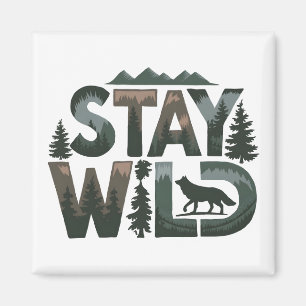 Behåll Vilden - Naturinspirerad design Magnet