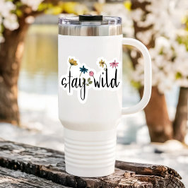 Behåll Vildens bekräftelseblomma | Die-klippstift Klistermärken