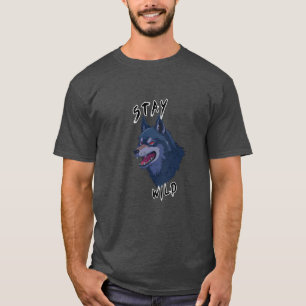 Behåll Vildens feta Varg-anda T Shirt