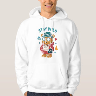 Behåll vildens nalle hoodie
