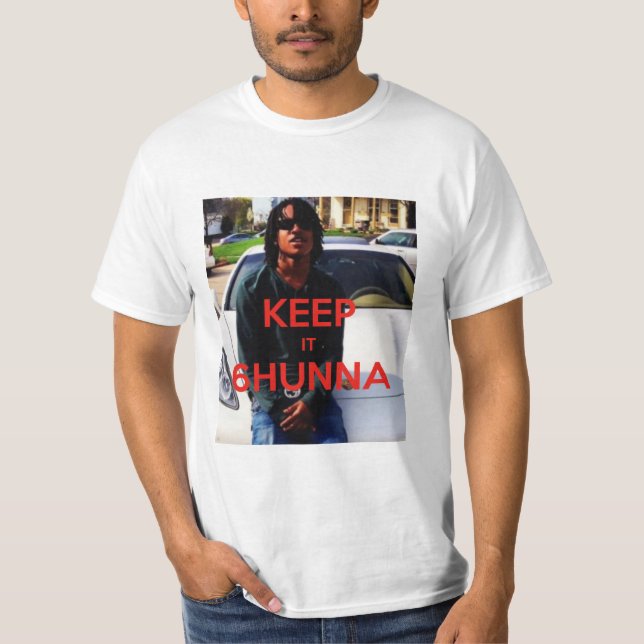 behålla: 6 hunna t shirt (Framsida)