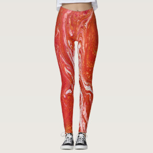 Behålla A Drivin 1 Vibrant Red Leggings