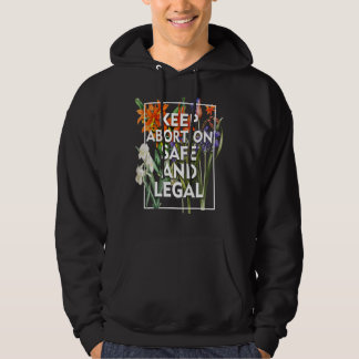 Behålla Abboration Säker och juridisk Blommigt Pro Hoodie