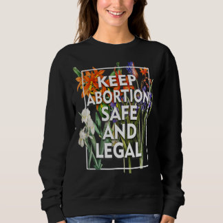 Behålla Abboration Säker och juridisk Blommigt Pro T Shirt