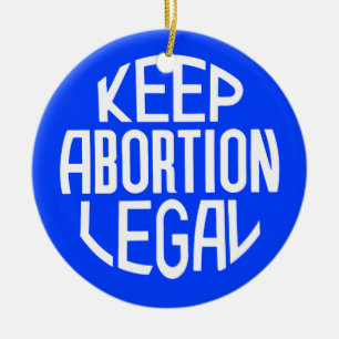 Behålla Abortion Legal Julgransprydnad Keramik