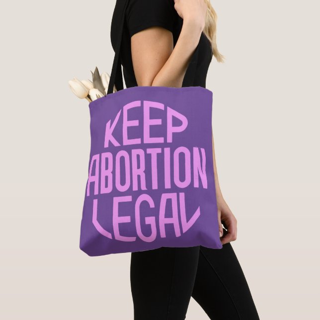 Behålla Abortion Legal Tygkasse (Närbild)