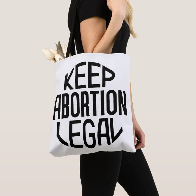 Behålla Abortion Legal Tygkasse (Närbild)