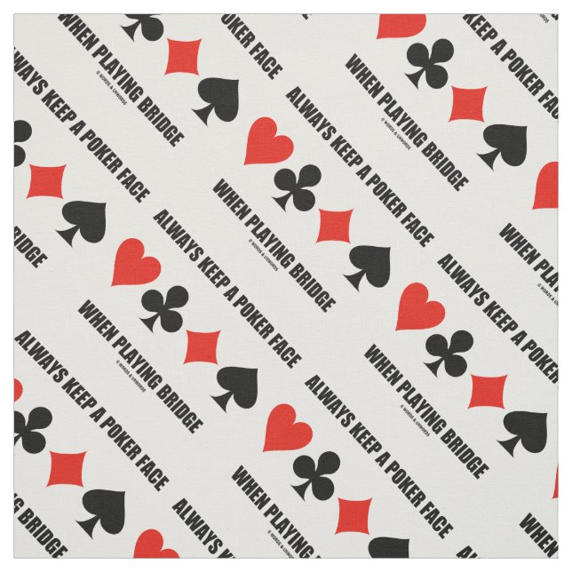 Behålla alltid ett Poker Ansikte när du spelar Bri Tyg (Provkarta)