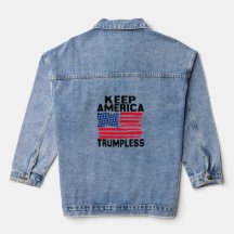 Behålla america trumpless denim jacka
