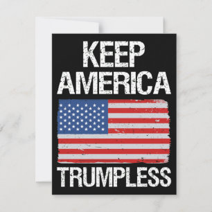 Behålla America Trumpless III Inbjudningar