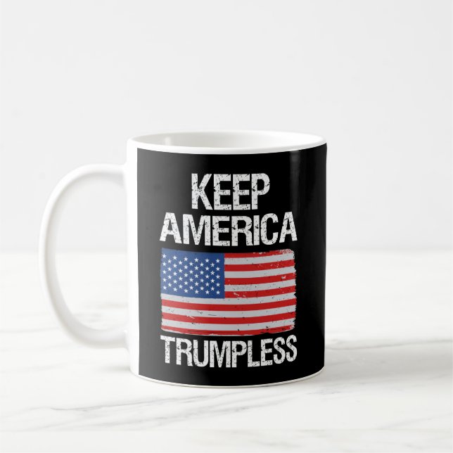 Behålla America Trumpless III Kaffemugg (Vänster)