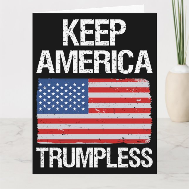 Behålla America Trumpless III Kort (Framsida)