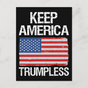 Behålla America Trumpless III Vykort