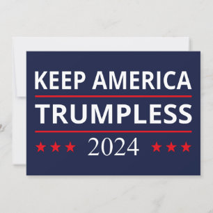Behålla America Trumpless VII Inbjudningar