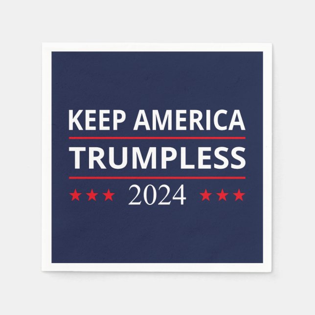 Behålla America Trumpless VII Pappersservett (Framsidan)