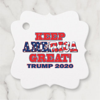 Behålla America Underbar Trump 2020 Gåvor Etiketter