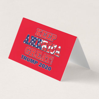 Behålla America Underbar Trump 2020 Kort