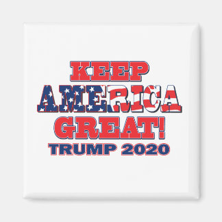 Behålla America Underbar Trump 2020 Magnet