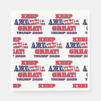 Behålla America Underbar Trump 2020 Pappersservett