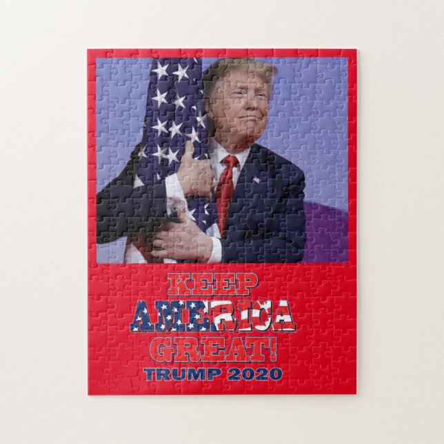Behålla America Underbar Trump 2020 Pussel (Vertikal)