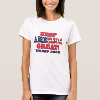 Behålla America Underbar Trump 2020 T Shirt