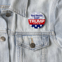 Behålla America Underbar Trump 2024-knapp