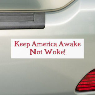 Behålla Amerika AVakna, inte Woke! 2024 Bildekal